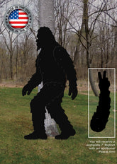 All-Weather Bigfoot Yard Display with Peace Arm